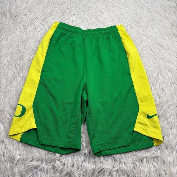 Nike Other - Nike Men's S Green Yellow Oregon Ducks Athletic Shorts Gym Lounge Pockets
